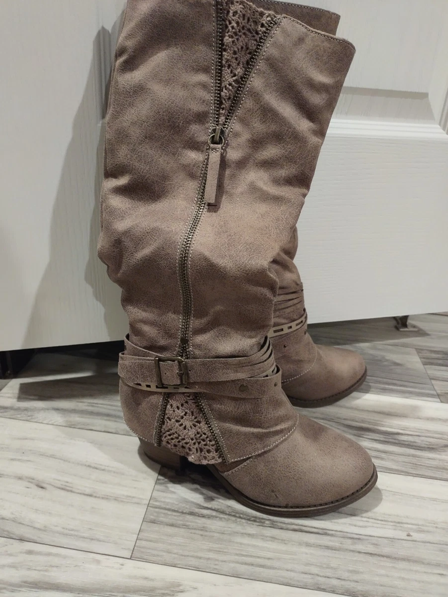 Shimmer brand from shoe show Boots tan brown size women s 5.5 eBay
