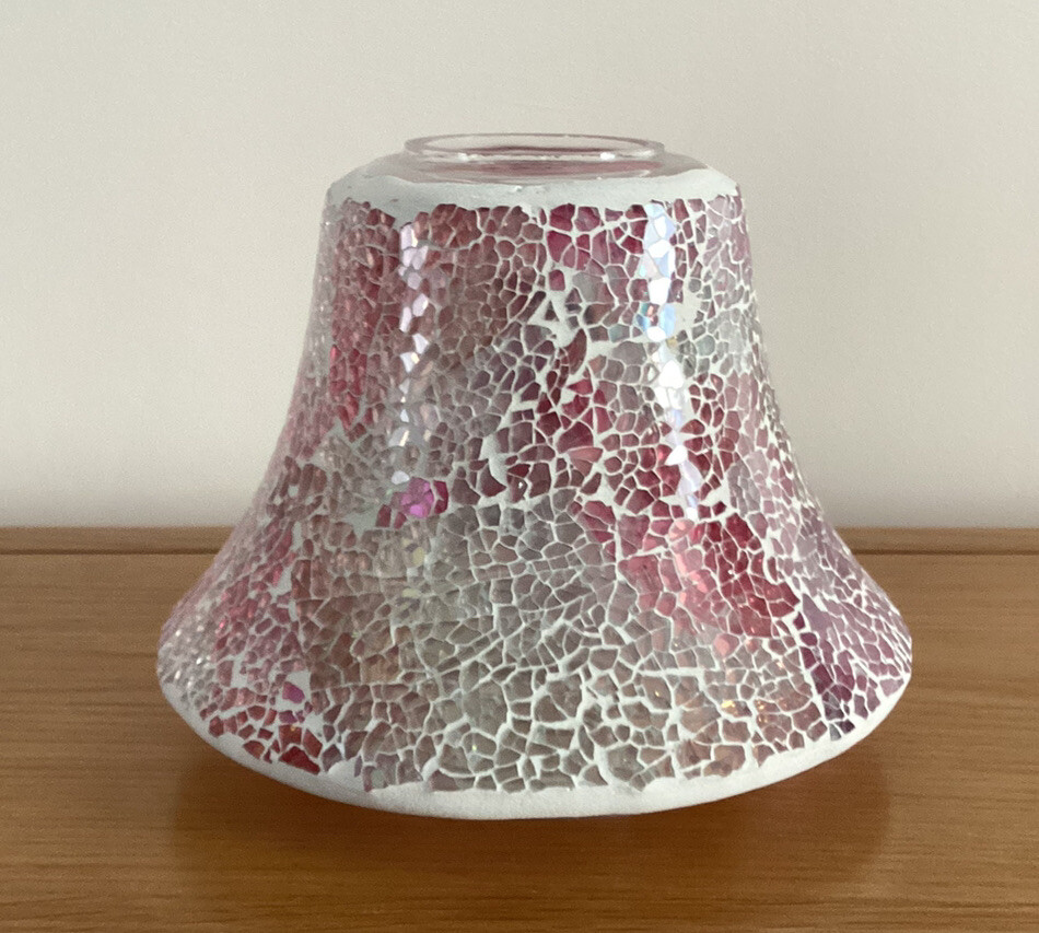 Yankee Candle Pastel Romance LARGE Shade For Candle Jars Rare Colouring