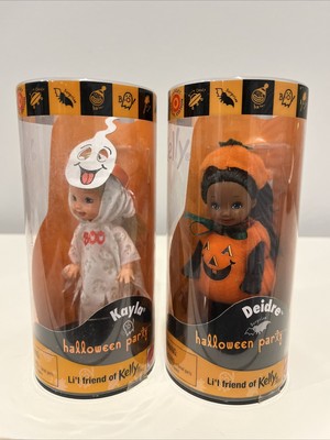 Lot Of 2 Barbie Lil Friend of KELLY Halloween Party KAYLA & DEIDRE 2000 NRFB