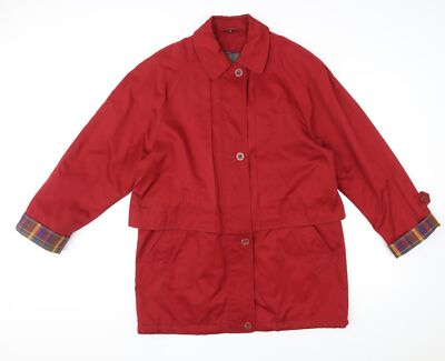 Dannimac Damen Jacke rot Größe M Reißverschluss