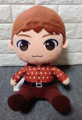BTS TinyTAN JIN Mega Jumbo 35cm Sitting Plush Doll Dynamite SEGA New