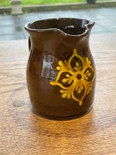 Barbra Winrow Slipware Studio Pottery Jug Mid Century Epworth Lincs Slip Ware