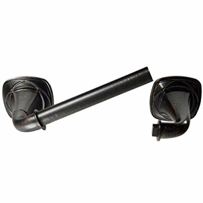 Ensemble Porte-serviettes 1 Pièce : Barre Porte-serviettes De 40 Cm Porte Papier Toilette Crochet Mural Patere Noir Et Or 97409298