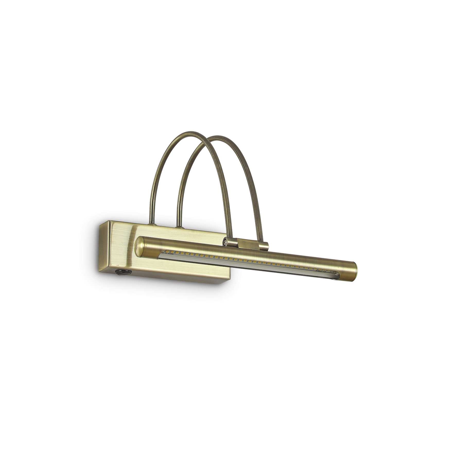 Applique LED Bow AP D26 Brunito - Illuminazione Specchio Bagno Ideal Lux