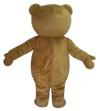 Costume Mascotte Orso Polare Adulto - Set Abito Per Halloween E Feste Floreali