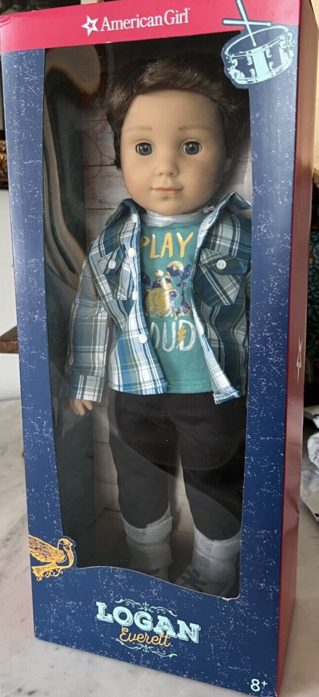 American Girl Doll Logan Everett 1st Boy NEW!! Retired eBay