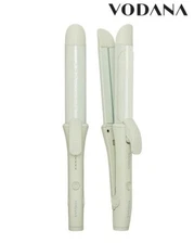 VODANA Pro Salon 2in1 Hair Iron Curling Straightner 34mm Melange Green VCS22SMG