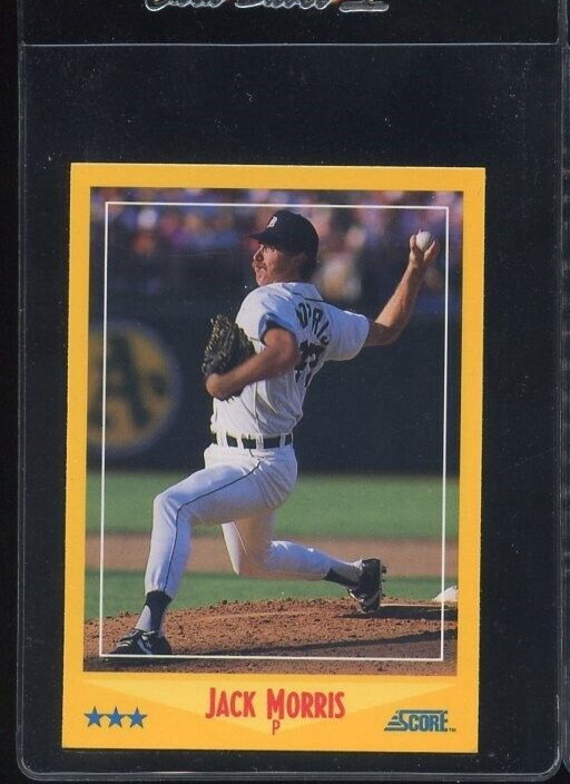 1988 SCORE GLOSSY #545 JACK MORRIS DETROIT TIGERS