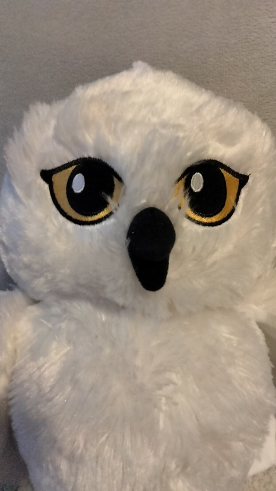 Harry Potter Owl HEDWIG Stuffed Animal Build A Bear 13" White Plush Toy