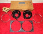1967 1968 Mercury Cougar Xr7 Xr7-G Gt-E Nos Lh Head Lamp Door Bucket Ring Kit