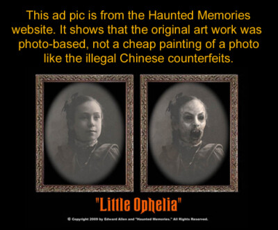 Horror Pictures ~ LO Halloween Changing Face Ghost Photo ~Beware of frame FAKES