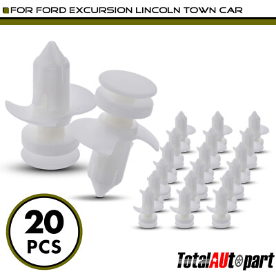 20x Rear Door Lower Trim Panel Retainer Clip Push Type for Ford Excursion 9.53mm
