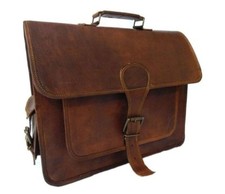 Men's Genuine Leather Messenger Bags Shoulder Bag Tote Handbag Briefcase Bag