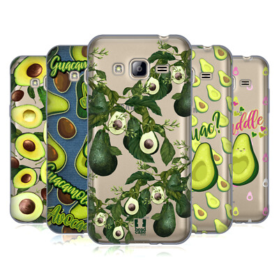 HEAD CASE DESIGNS ALLES UEBER AVOCADOS SOFT GEL HANDYHÜLLE FÜR SAMSUNG HANDYS 3