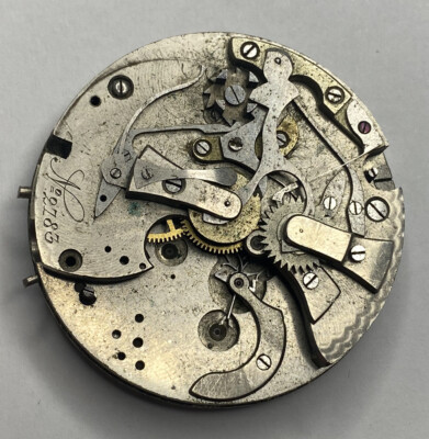 Rare Vintage Chronograph Pocket Watch Repairs Parts Watchmaker 2783 