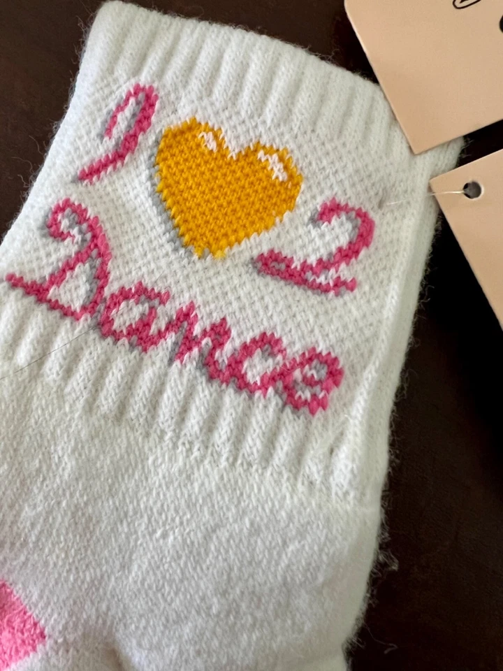 GKBAREFEET ORIGINAKS «Я 💛 2 ТАНЕЦ» ЖЕНЩИНЫ 9-11 БЕЛЫЙ РОЗОВЫЙ РУЛОН ВНИЗ SZ 9-11 - Изображение 4 из 4