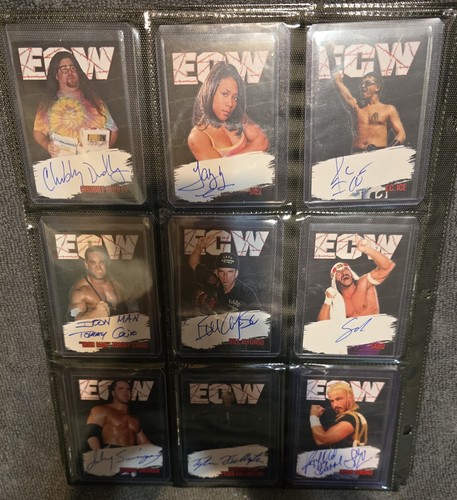 27 Card ECW AUTOGRAPH CARD COLLEZIONE CARTA STORICA E DA COLLEZIONE Wrestling - Foto 2 di 6