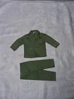 Vintage 1970 GI Joe AT Talking Commander Green Jacket & Pants Outfit