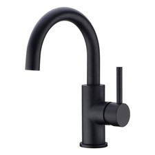 Durani Modern Single Handle Pull-Down Kitchen Faucet - Black
