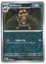 Krokorok 058/086 - SV: Black Bolt Reverse Holo NM Pokemon TCG