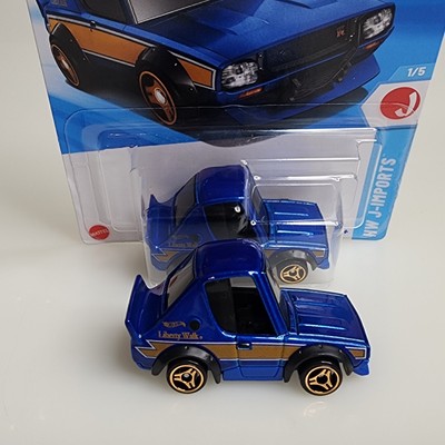Hot Wheels Nissan Skyline 2000GT-R LBWK  blue #26 - 2025 HW J-Imports -2pcs