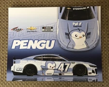 Nascar Driver #47 Ricky Stenhouse Pengu 2025 Postcard