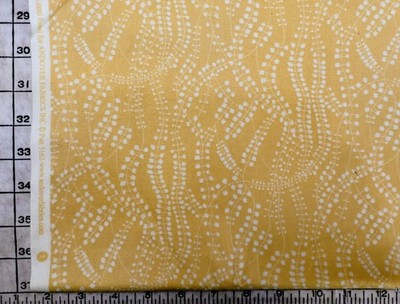 Andover Fabrics yellow white geometric cotton fabric up to 45'' wide