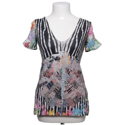 Save the Queen, Top, Größe: M, Schwarz/Weiß/Mehrfarbig, Print, Damen #K1L