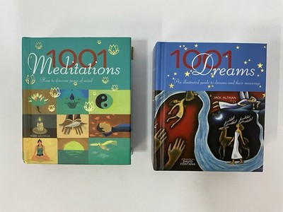 Two Books - 1001 Dreams - David Fontana And 1001 Meditations - Mike George