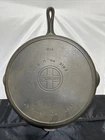 MASSIVE HUGE EXTRA LARGE Cast Iron Fry Pan Skillet #14 15.25" Wagner [Griswold]