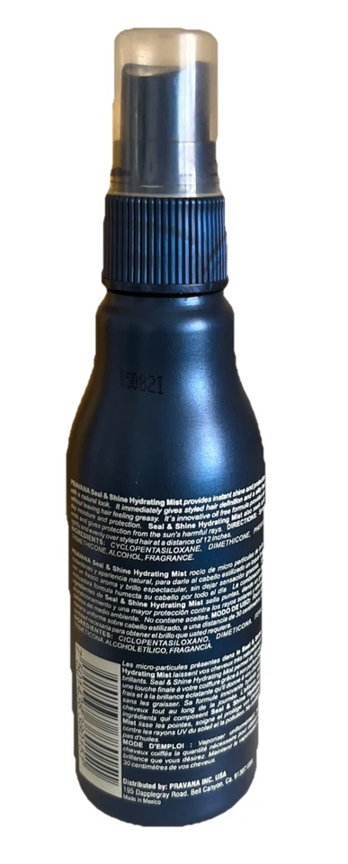 Pravana Seal & Shine Hydrating Mist 3,7 Oz - Imagem 2 de 2