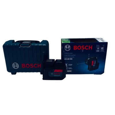 Bosch GPL100-30G 3 Point Professional Grade Green Beam Laser Level