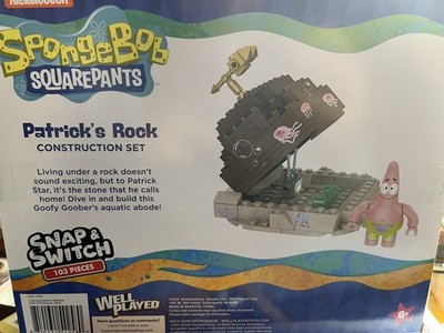 SpongeBob SquarePants Patrick s Rock Snap And Switch Set Brand New 103 Piece Set