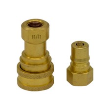 1/4" Quick Disconnect Coupler Brass 1/4  FPT x 1/4  FQD  1/4  FPT x 1/4  MQD Combo