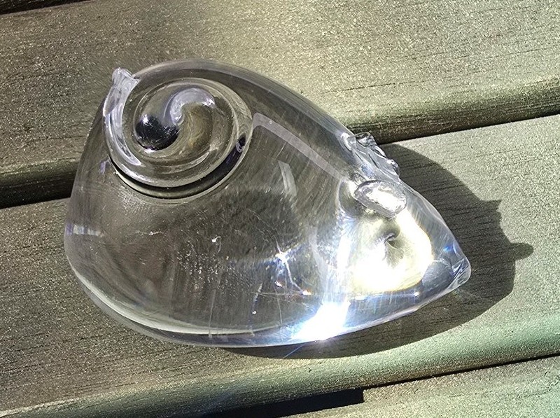 Handmade Hadeland Mouse Crystal of Norway