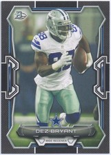 DEZ BRYANT 2015 Bowman Black Bordered Paper Parallel #33 Dallas Cowboys