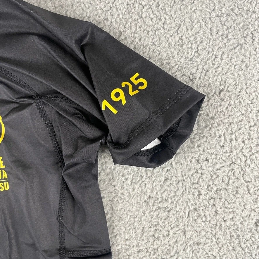 Protector contra erupciones Gracie Humaita para hombre M negro JIU-JITSU poliéster spandex manga corta Foto 4 de 4