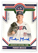 2022 Panini USA Stars & Stripes RC AUTO Parker Messick! Rookie! Autograph /349