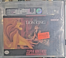 The Lion King VGA NM 8.0 Graded -Super Nintendo SNES - NEW in Box Factory Sealed