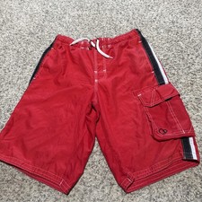 Kids Boys Swim Shorts Size L 10-12 OP Ocean Pacific Swim Board Shorts Surf Beach