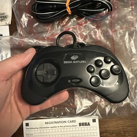 Sega Saturn Console - Complete CIB In Plastic - Tested - Authentic - Clean!