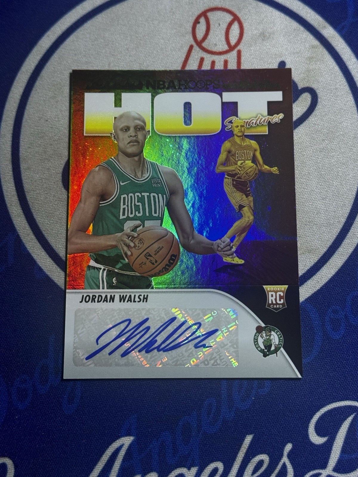 JORDAN WALSH 2023-24 PANINI HOOPS #HSR-JW ROOKIE HOT SIGNATURES AUTO RC