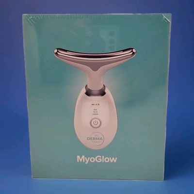 NEW My DERMA Dream Myoglow Neck Face Lifting Lymphatic Drainage Tool. 