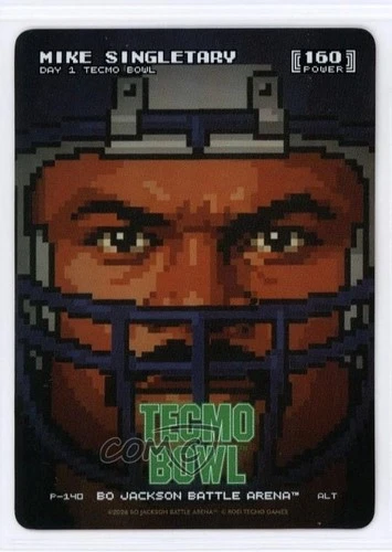 2026 Bo Jackson Battle Arena: Tecmo Bowl Pixel Helmet Alt Mike Singletary