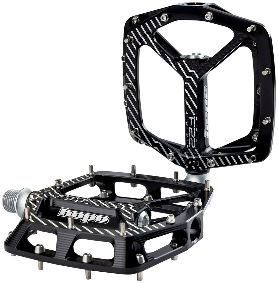 Hope F22 Aluminum Platform Pedals - Durable Adjustable Pins 916 Spindle 36190₽