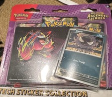 Pokémon TCG Mega Evolution–Ascended Heroes Box Promo, Sticker, 3 Boosters