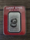 2025 Lunar Series 1 Oz Silver In Assay Year Of Snake
