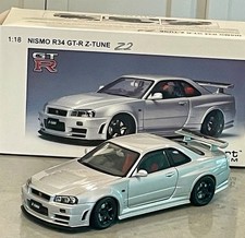 AUTOart 1:18 Scale NISSAN SKYLINE R34 GT-R GTR NISMO Z-TUNE (Silver) 77356