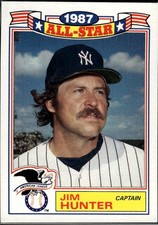 Jim Hunter 1988 Topps Glossy All-Stars New York Yankees #11