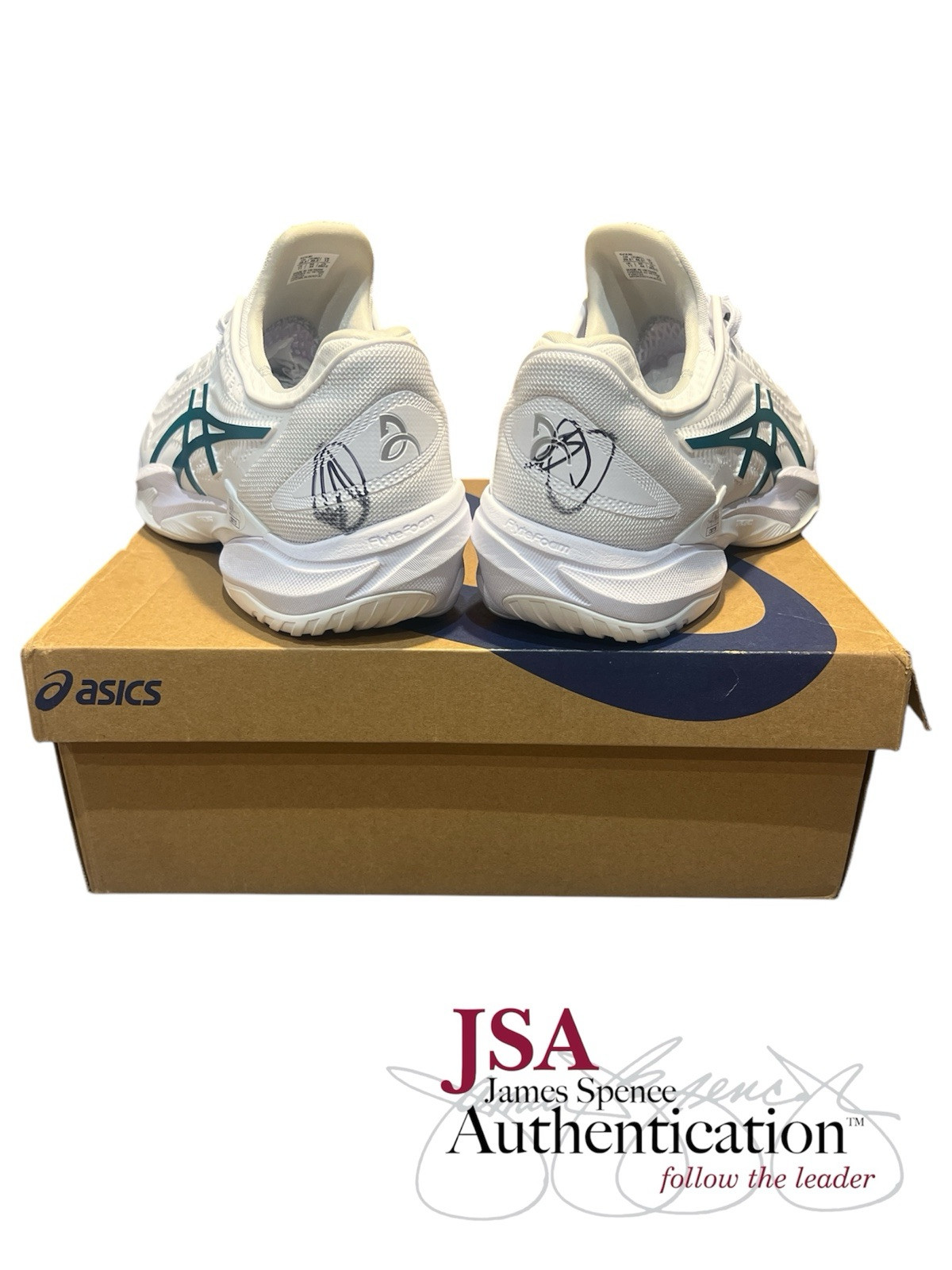 Novak Djokovic Signed ASICS Court FF 3 Tennis Shoes Wimbledon 2023